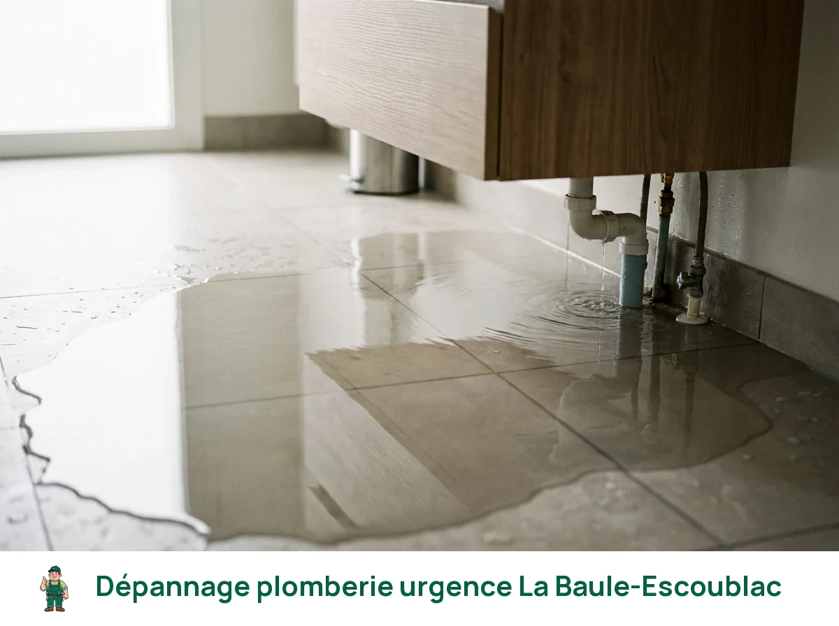 Dépannage plomberie urgence à La Baule-Escoublac