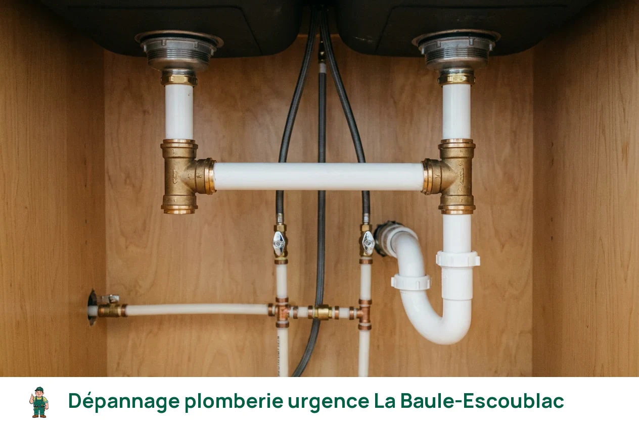 Dépannage plomberie urgence à La Baule-Escoublac