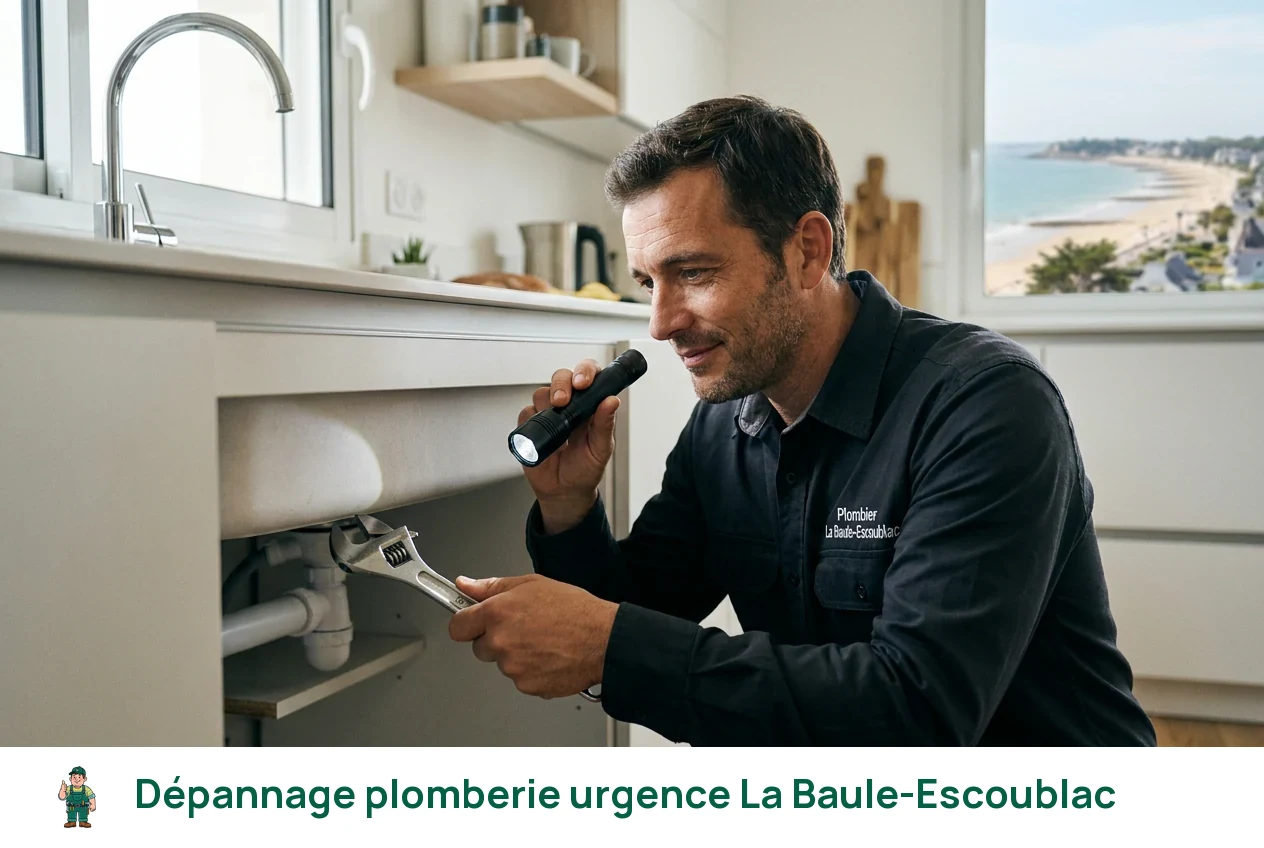 Dépannage plomberie urgence à La Baule-Escoublac
