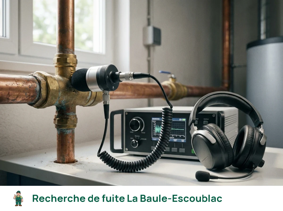 Recherche de fuite à La Baule-Escoublac