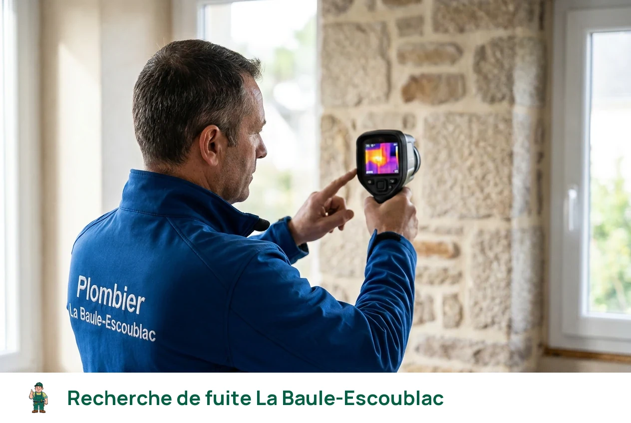 Recherche de fuite à La Baule-Escoublac