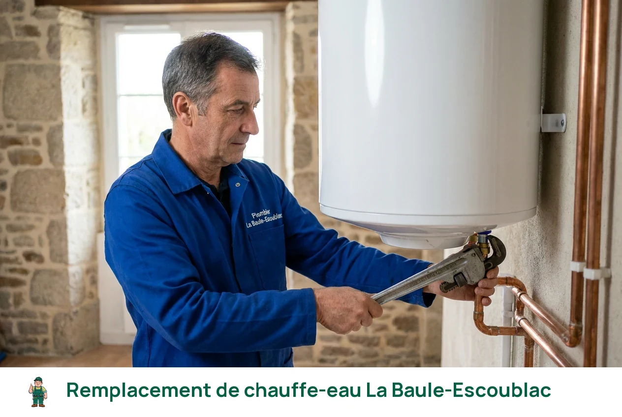 Remplacement de chauffe-eau à La Baule-Escoublac