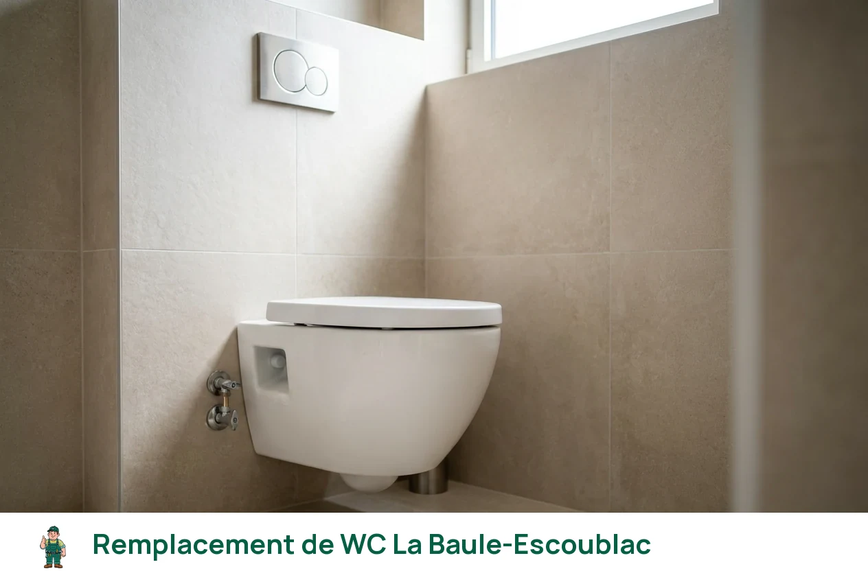 Remplacement de WC à La Baule-Escoublac