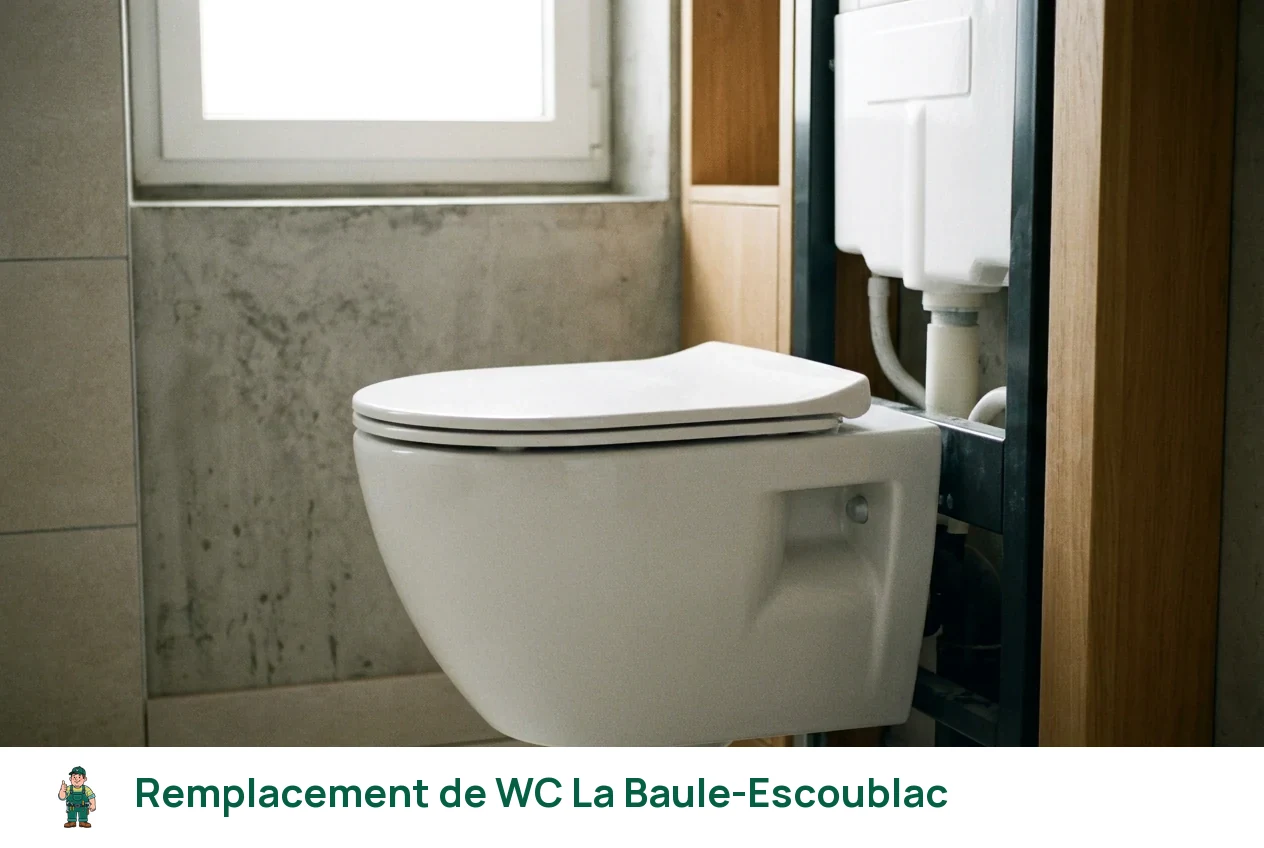 Remplacement de WC à La Baule-Escoublac