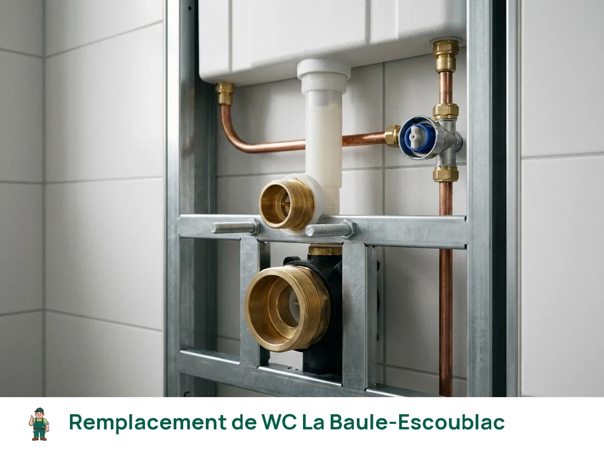 Remplacement de WC à La Baule-Escoublac